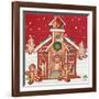 Joyful Gingerbread Village II-Elizabeth Medley-Framed Art Print