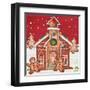 Joyful Gingerbread Village II-Elizabeth Medley-Framed Art Print