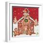 Joyful Gingerbread Village II-Elizabeth Medley-Framed Art Print