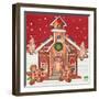 Joyful Gingerbread Village II-Elizabeth Medley-Framed Art Print