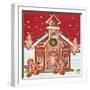 Joyful Gingerbread Village II-Elizabeth Medley-Framed Art Print