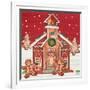 Joyful Gingerbread Village II-Elizabeth Medley-Framed Art Print