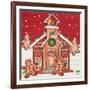 Joyful Gingerbread Village II-Elizabeth Medley-Framed Art Print