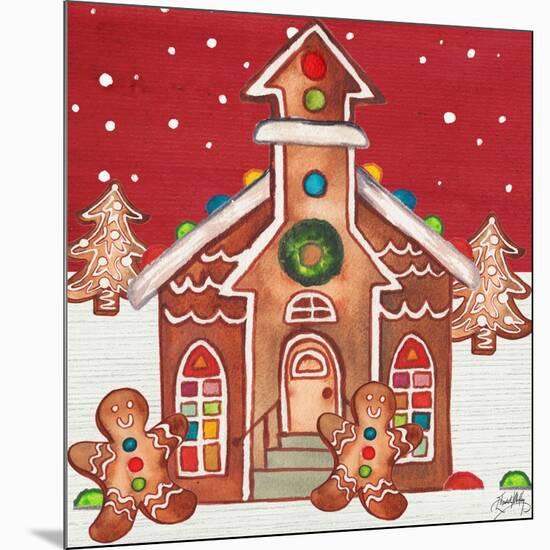 Joyful Gingerbread Village II-Elizabeth Medley-Mounted Art Print