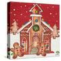 Joyful Gingerbread Village II-Elizabeth Medley-Stretched Canvas