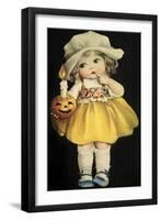 Joyful Halloween Yellow Dress-Vintage Apple Collection-Framed Giclee Print