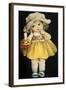 Joyful Halloween Yellow Dress-Vintage Apple Collection-Framed Giclee Print