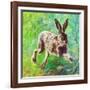 Joyful hare, 2011,-Helen White-Framed Giclee Print