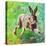 Joyful Hare, 2011-Helen White-Stretched Canvas