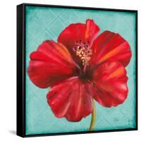 Joyful Hibiscus-Patricia Pinto-Framed Stretched Canvas