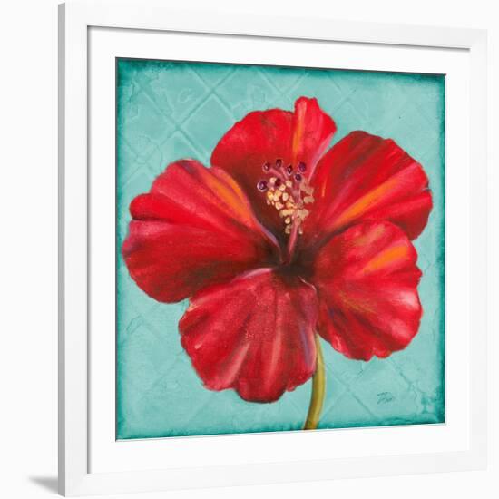 Joyful Hibiscus-Patricia Pinto-Framed Art Print