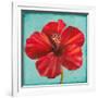 Joyful Hibiscus-Patricia Pinto-Framed Art Print