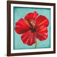 Joyful Hibiscus-Patricia Pinto-Framed Art Print