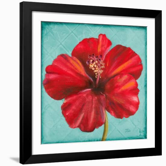 Joyful Hibiscus-Patricia Pinto-Framed Art Print