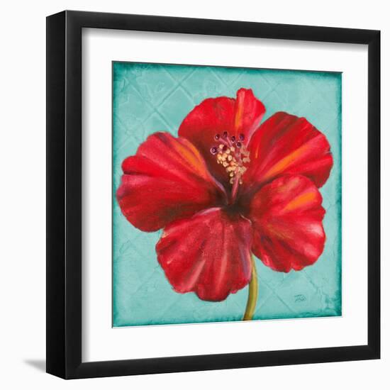 Joyful Hibiscus-Patricia Pinto-Framed Art Print