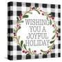 Joyful Holiday Plaid-Lanie Loreth-Stretched Canvas