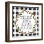 Joyful Holiday Plaid-Lanie Loreth-Framed Art Print