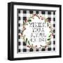 Joyful Holiday Plaid-Lanie Loreth-Framed Art Print
