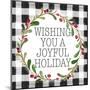 Joyful Holiday Plaid-Lanie Loreth-Mounted Art Print