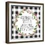 Joyful Holiday Plaid-Lanie Loreth-Framed Art Print