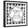 Joyful Holiday Plaid-Lanie Loreth-Framed Art Print