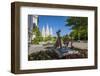 Joyful Moment Statue, Temple Square, Salt Lake City, Utah, United States of America, North America-Michael DeFreitas-Framed Photographic Print