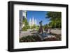 Joyful Moment Statue, Temple Square, Salt Lake City, Utah, United States of America, North America-Michael DeFreitas-Framed Photographic Print