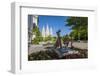 Joyful Moment Statue, Temple Square, Salt Lake City, Utah, United States of America, North America-Michael DeFreitas-Framed Photographic Print