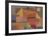 Joyful Mountain Landscape-Paul Klee-Framed Premium Giclee Print