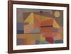 Joyful Mountain Landscape-Paul Klee-Framed Premium Giclee Print