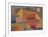 Joyful Mountain Landscape-Paul Klee-Framed Premium Giclee Print