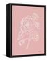 Joyful Peonies IV Pink-Farida Zaman-Framed Stretched Canvas