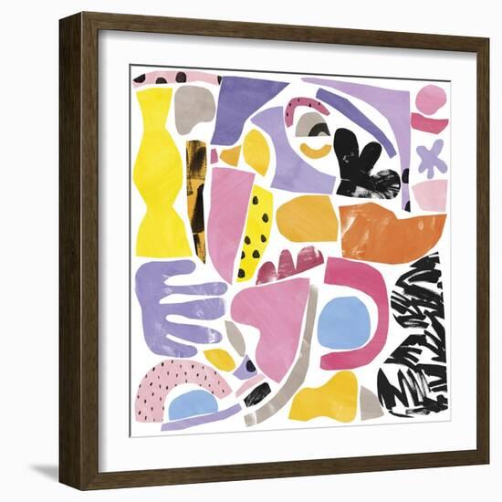 Joyful Play - Bold-Maja Gunnarsdottir-Framed Giclee Print