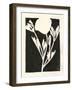 Joyful Spring II Black-Moira Hershey-Framed Art Print