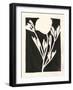 Joyful Spring II Black-Moira Hershey-Framed Art Print