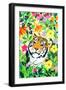 Joyful Tiger-Isabelle Brent-Framed Photographic Print