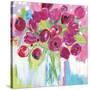 Joyful Tulips-Farida Zaman-Stretched Canvas