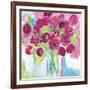 Joyful Tulips-Farida Zaman-Framed Art Print