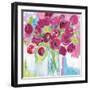 Joyful Tulips-Farida Zaman-Framed Art Print