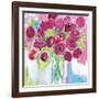 Joyful Tulips-Farida Zaman-Framed Art Print