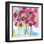 Joyful Tulips-Farida Zaman-Framed Art Print