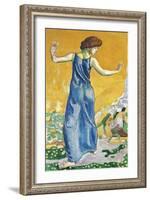 Joyful Woman-Ferdinand Hodler-Framed Giclee Print