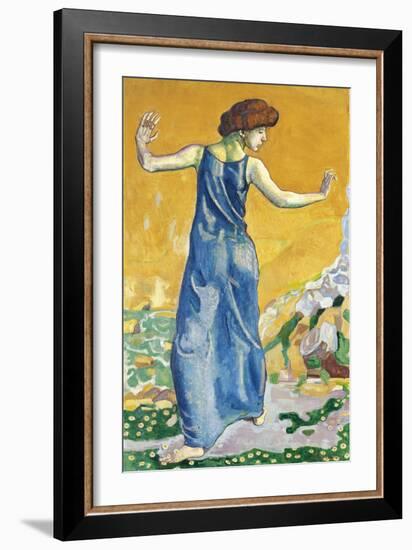 Joyful Woman-Ferdinand Hodler-Framed Giclee Print