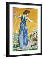 Joyful Woman-Ferdinand Hodler-Framed Giclee Print