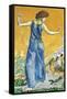 Joyful Woman-Ferdinand Hodler-Framed Stretched Canvas