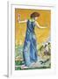 Joyful Woman-Ferdinand Hodler-Framed Giclee Print