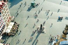 Aerial View of Neumarkt Square in Dresden, Germany-joyfull-Photographic Print