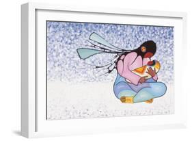 Joyous Motherhood-Cecil Youngfox-Framed Art Print