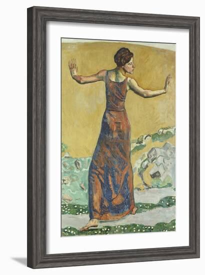 Joyous Woman, 1911-Ferdinand Hodler-Framed Giclee Print