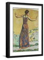 Joyous Woman, 1911-Ferdinand Hodler-Framed Giclee Print